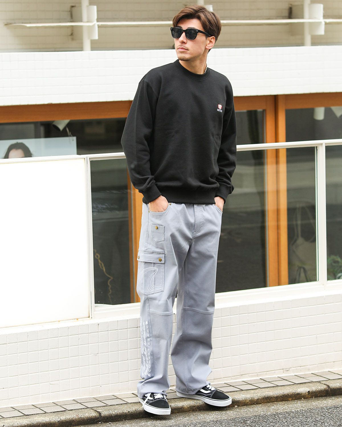 GOTCHA] ストレッチ MAX ツイル カーゴワイドパンツ | PEET ONLINE STORE