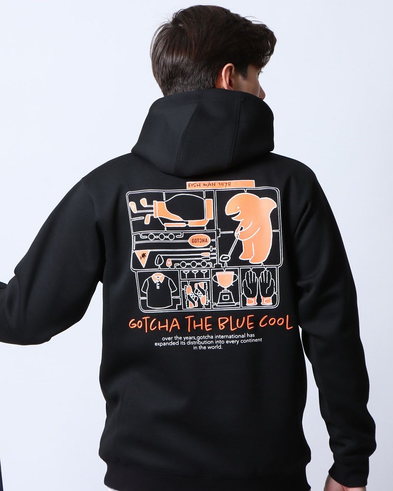 ブラック：180cm/70kg(Lサイズ着用)