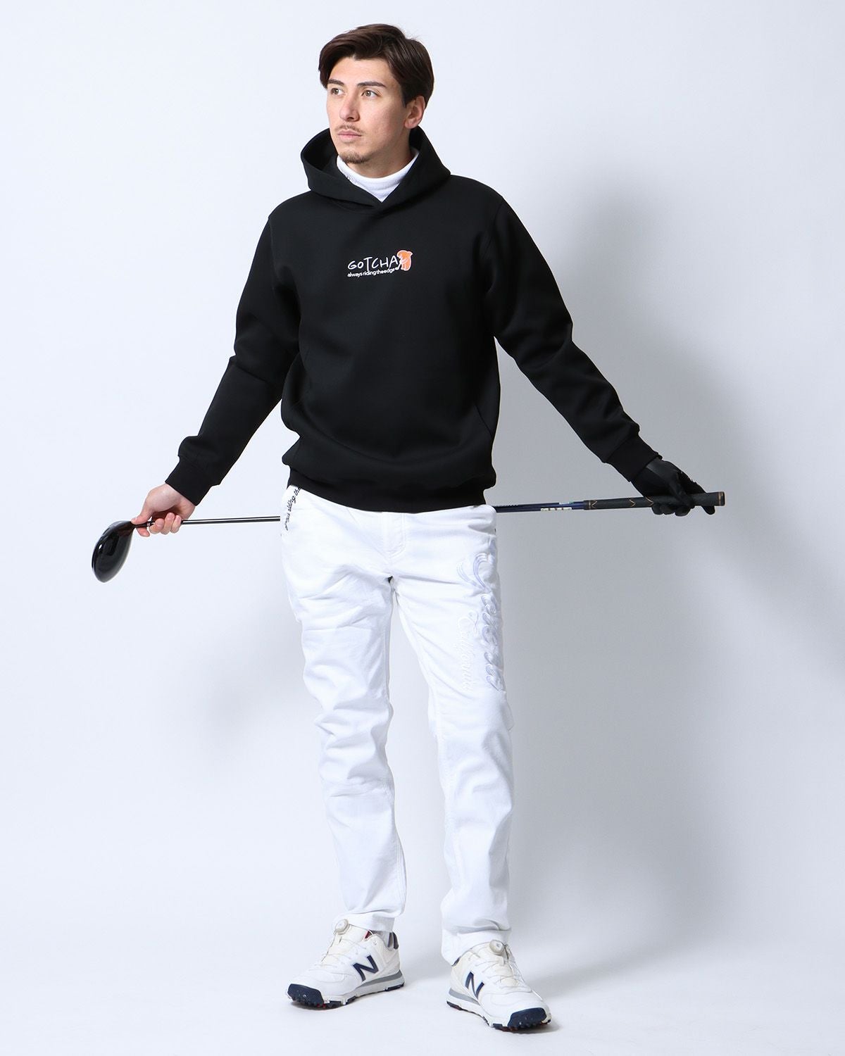 GOTCHA GOLF] 組み立て フィッシュマン ダンボールニット プルパーカー