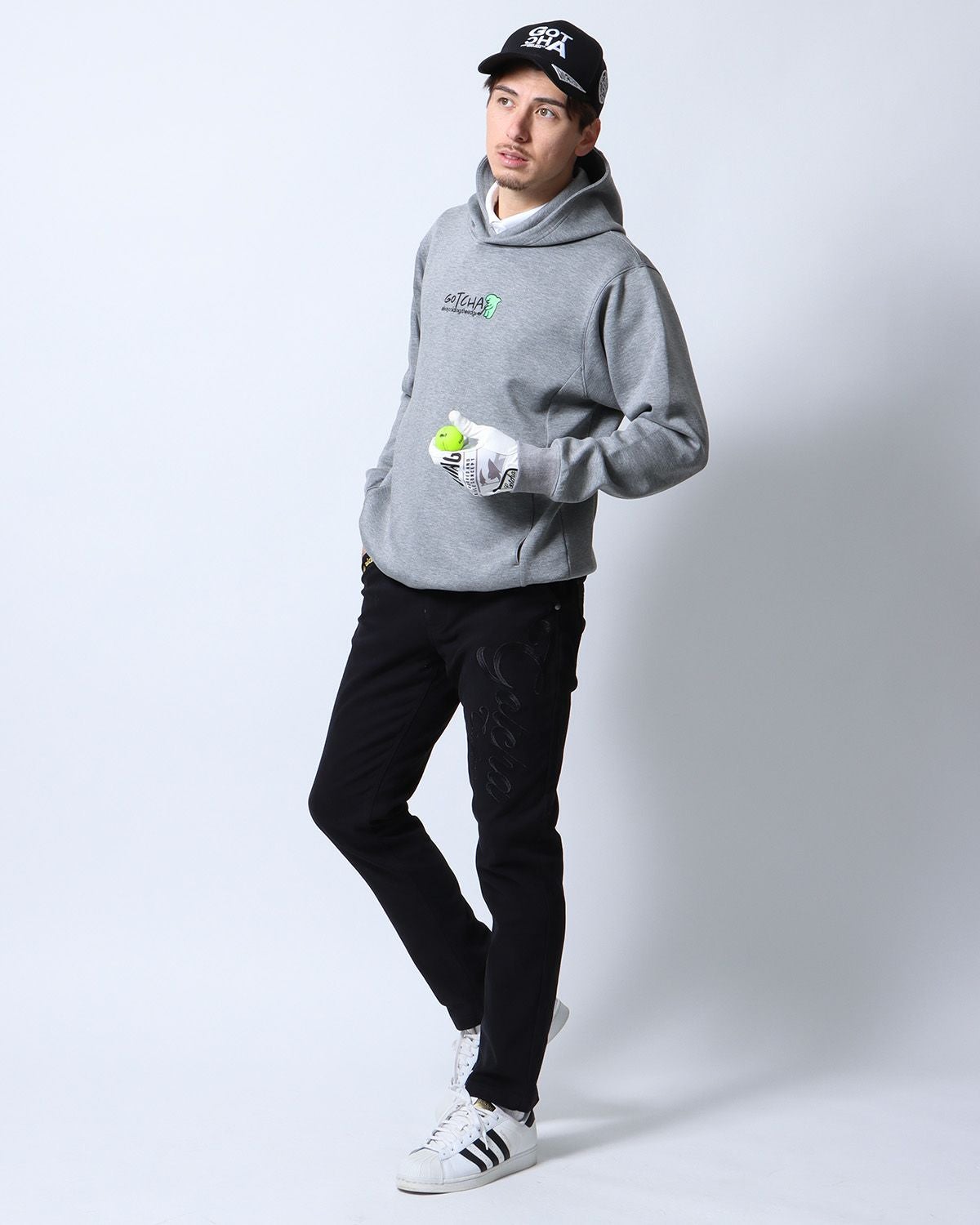 GOTCHA GOLF] 組み立て フィッシュマン ダンボールニット プルパーカー