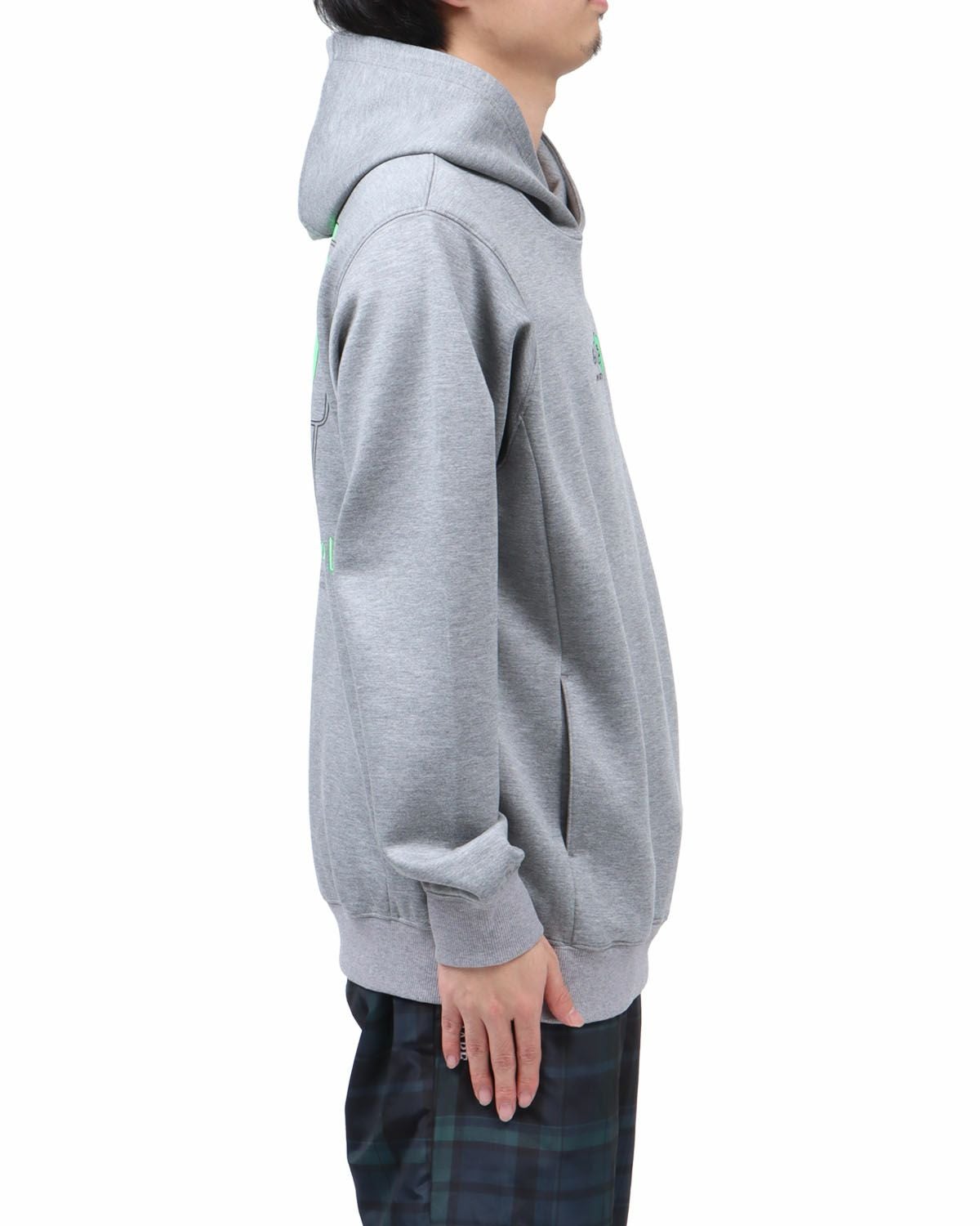 louis 　BIGフード付きパーカー グレー・抹茶グリーンセット レオパード総柄パーカー（パーカー） | XLARGE KIDS（エクストララージ