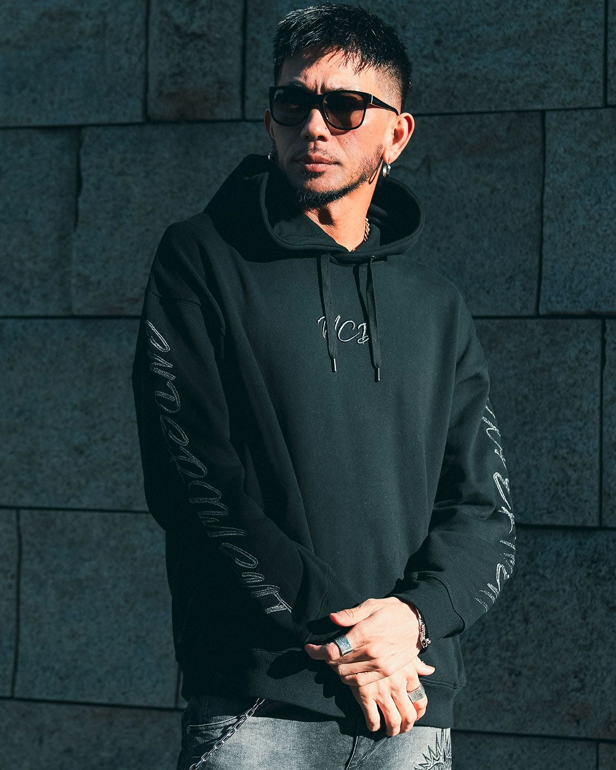 ブラック:183cm(Lサイズ着用)