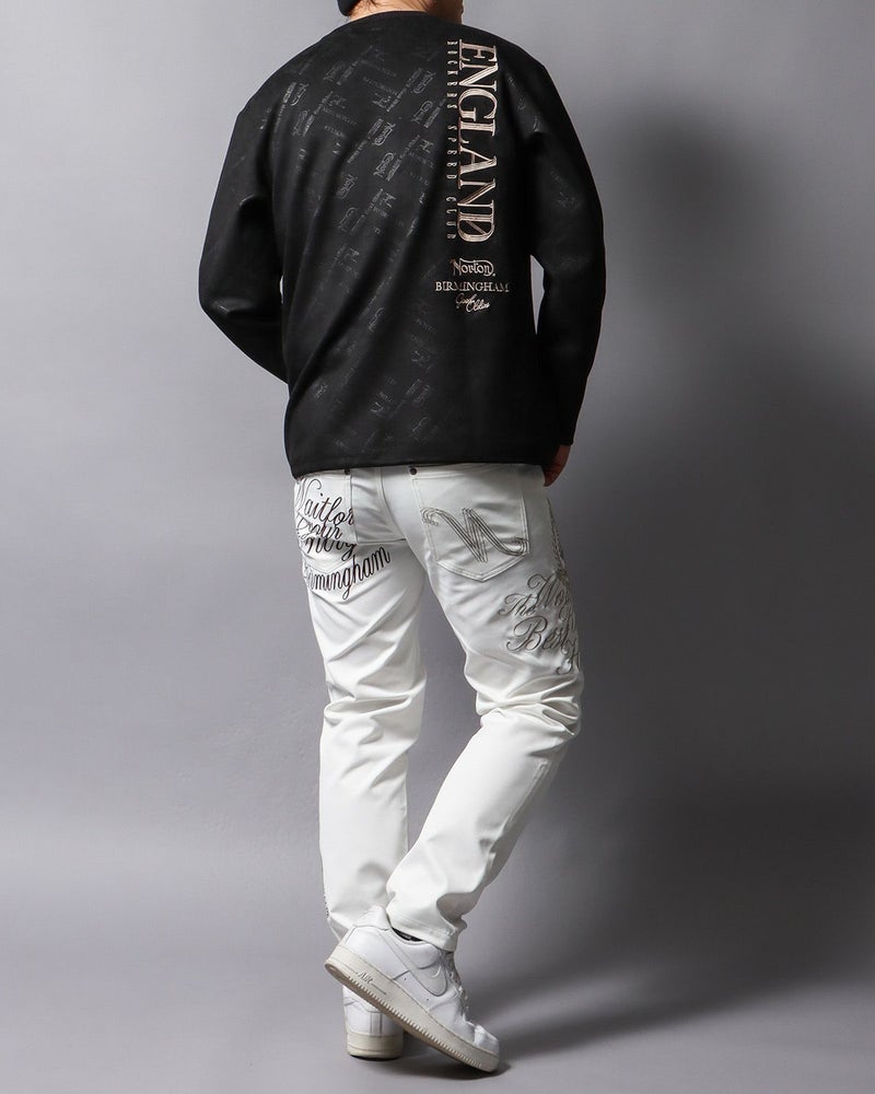 ホワイト:178cm/75kg(Mサイズ着用)