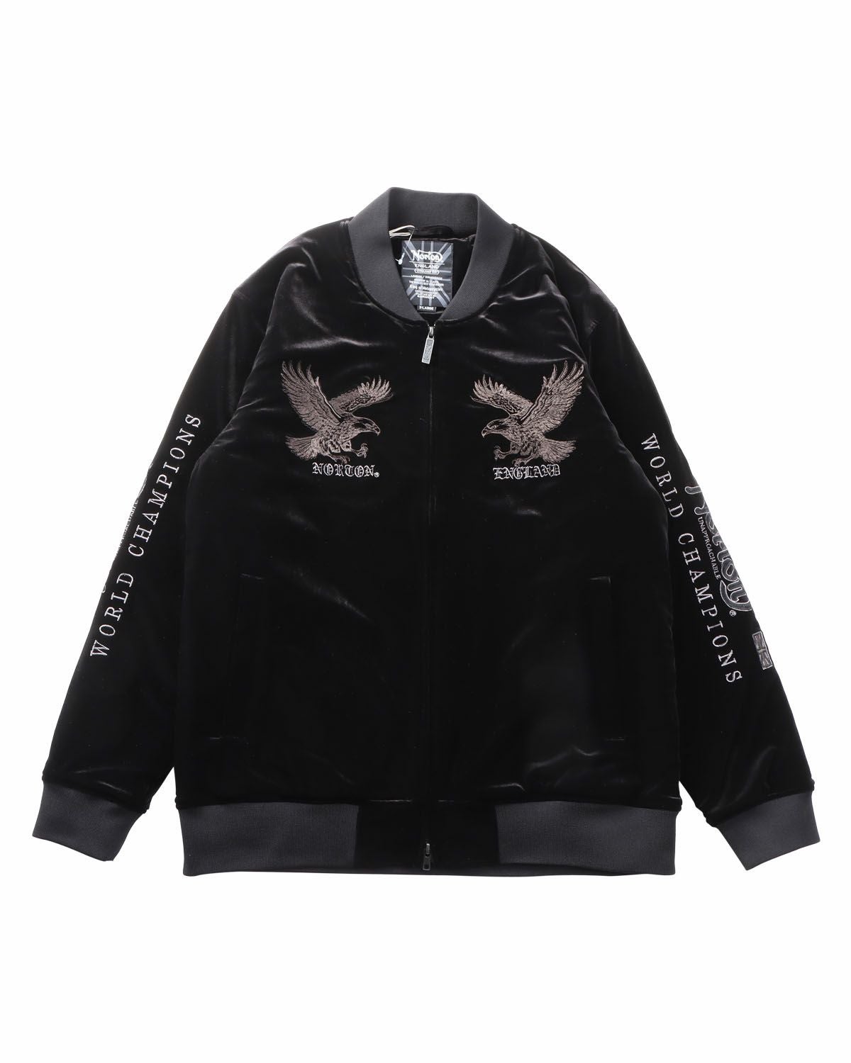 260128 値下げ　WHIZ LIMITED ベロア スカジャン L Norton] イーグル ベロア スカジャン | PEET ONLINE STORE
