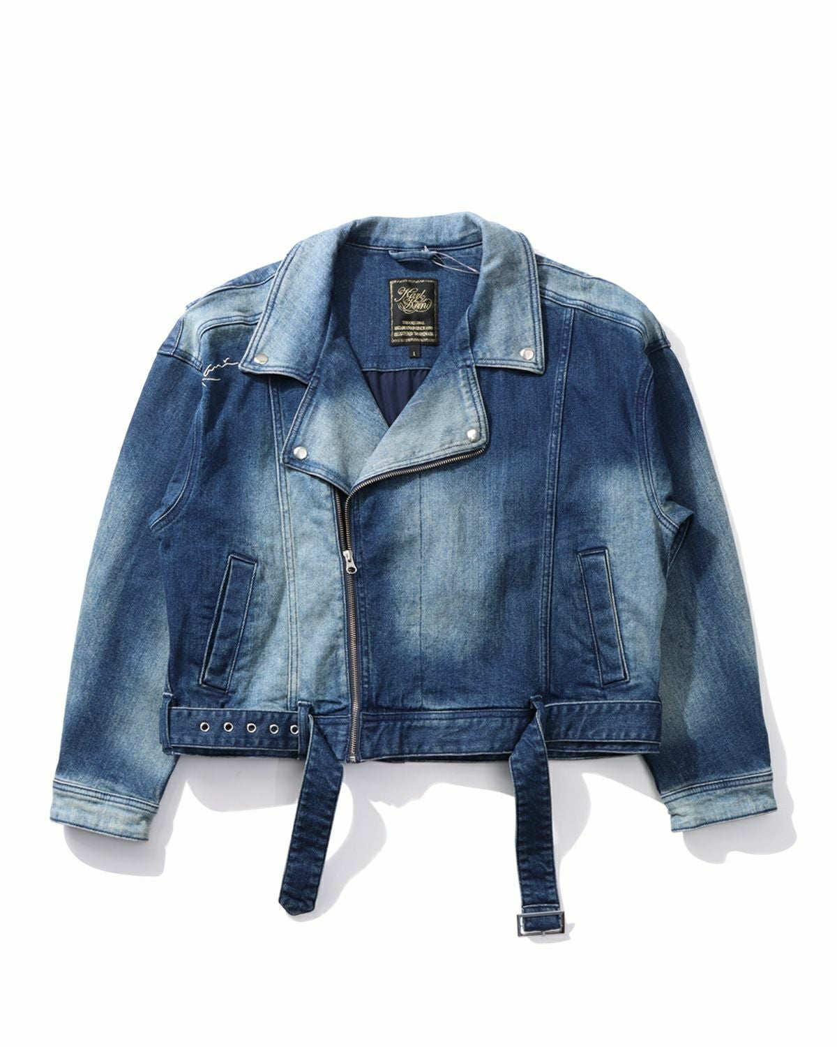 Karl Kani] ウィメンズ デニム バイカー ジャケット | PEET ONLINE STORE