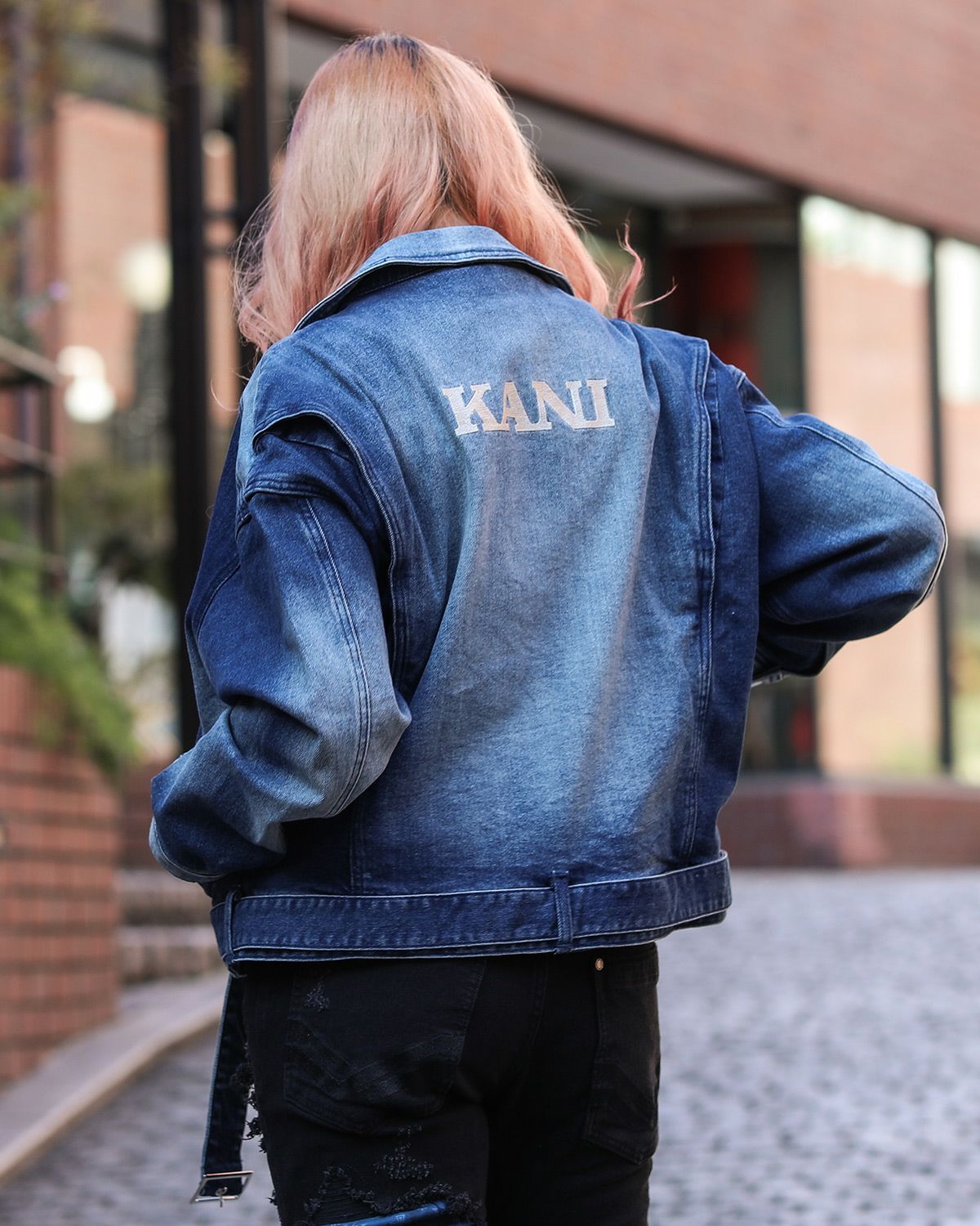 90s KARL KANI デニムシャツジャケット オーバーサイズ 90s KARL KANI