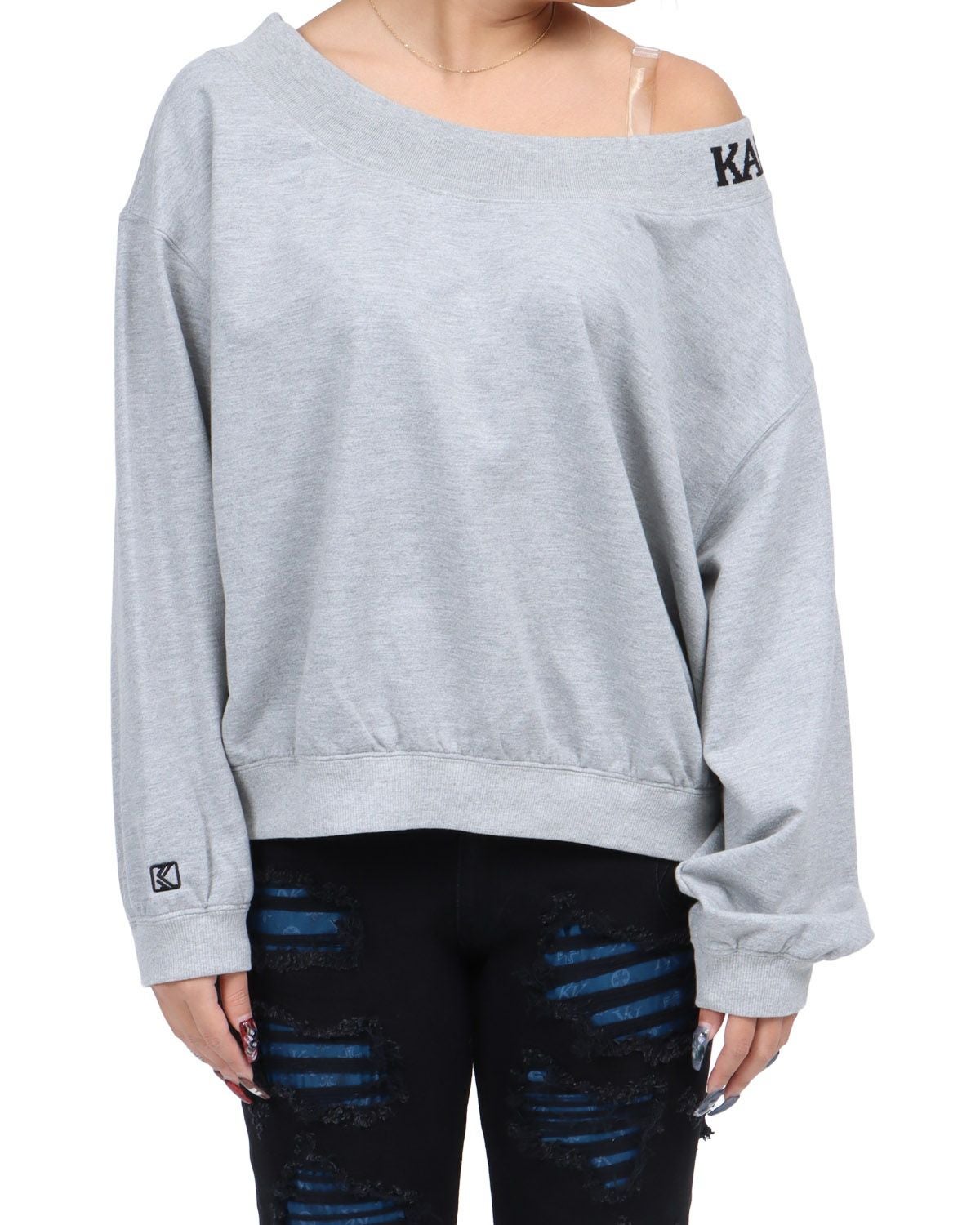 杢グレー：167cm(Lサイズ着用)