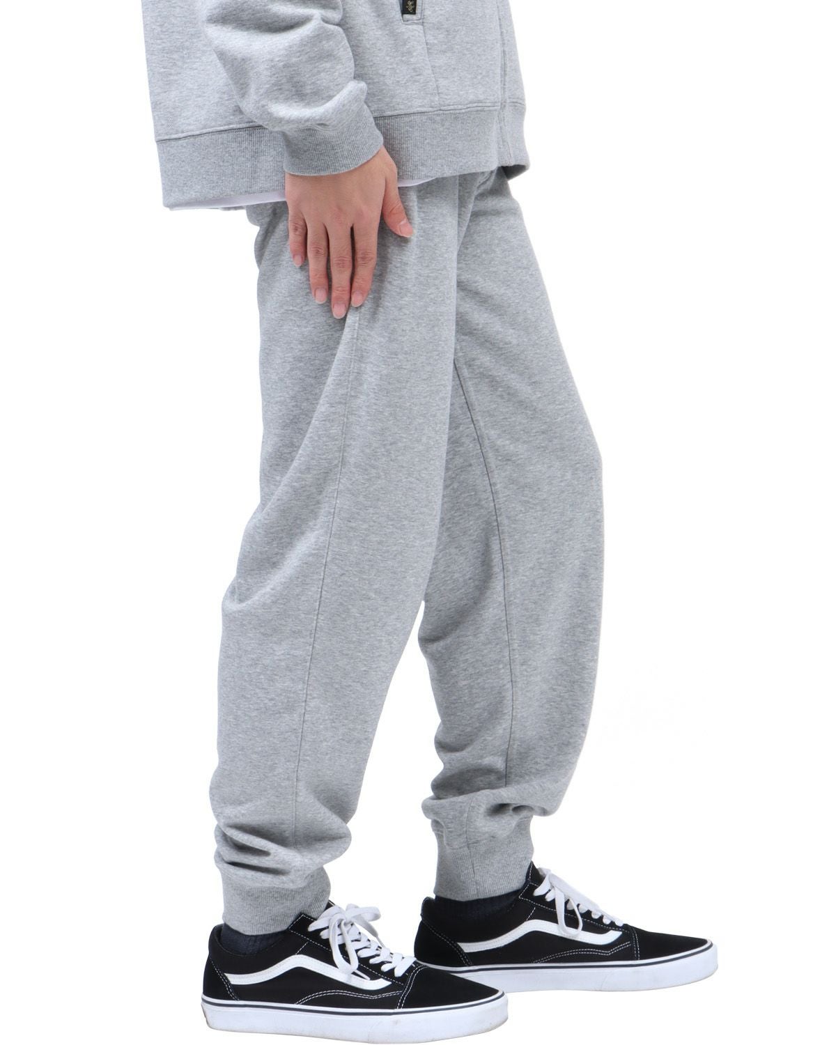 杢グレー：173cm63kg(Lサイズ着用)