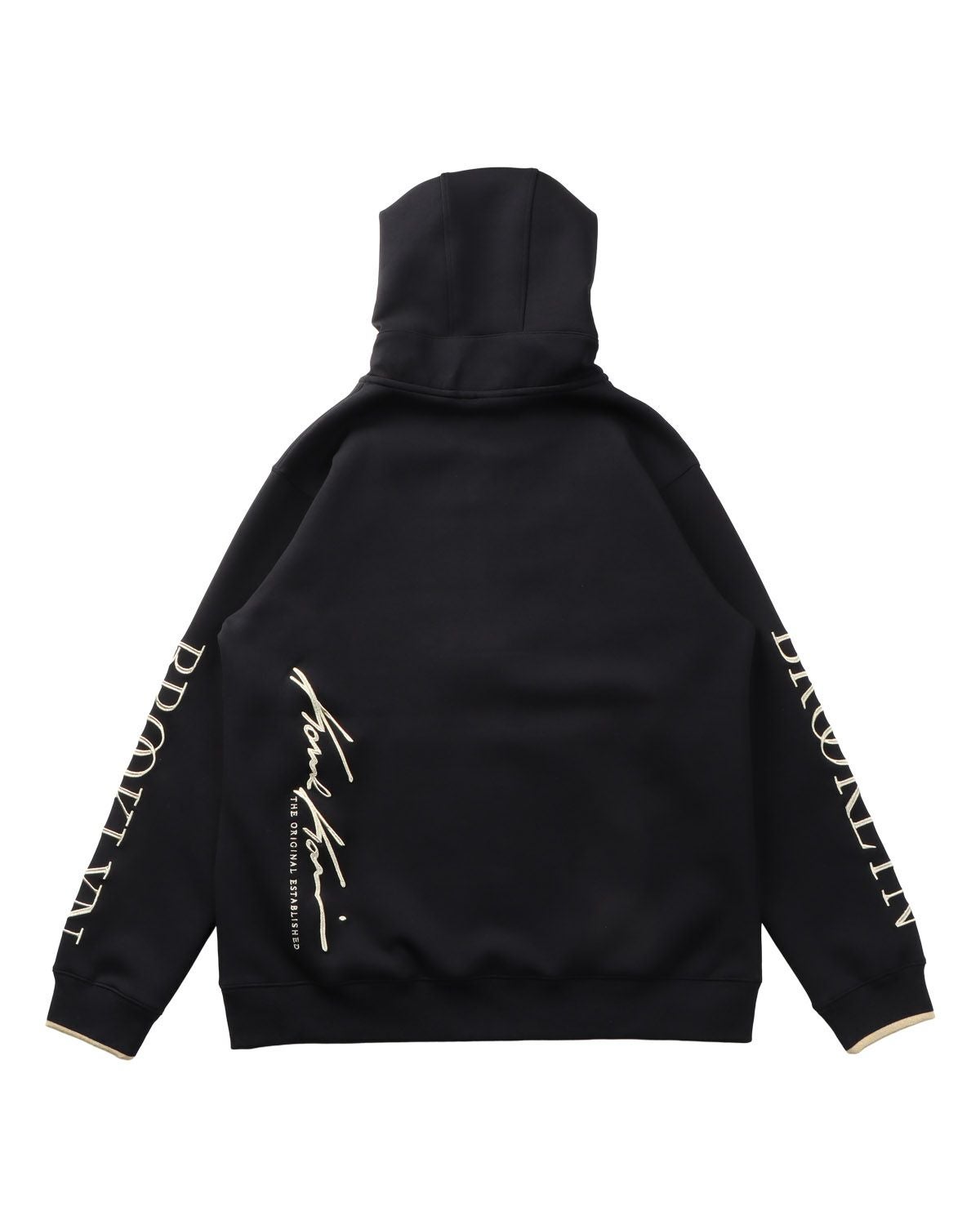 Karl Kani] ダンボールニット シャイニーロゴ ジップパーカー | PEET
