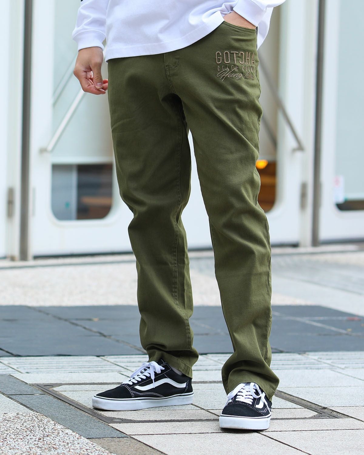 GOTCHA] ストレッチ やわらか微起毛 ツイルパンツ | PEET ONLINE STORE