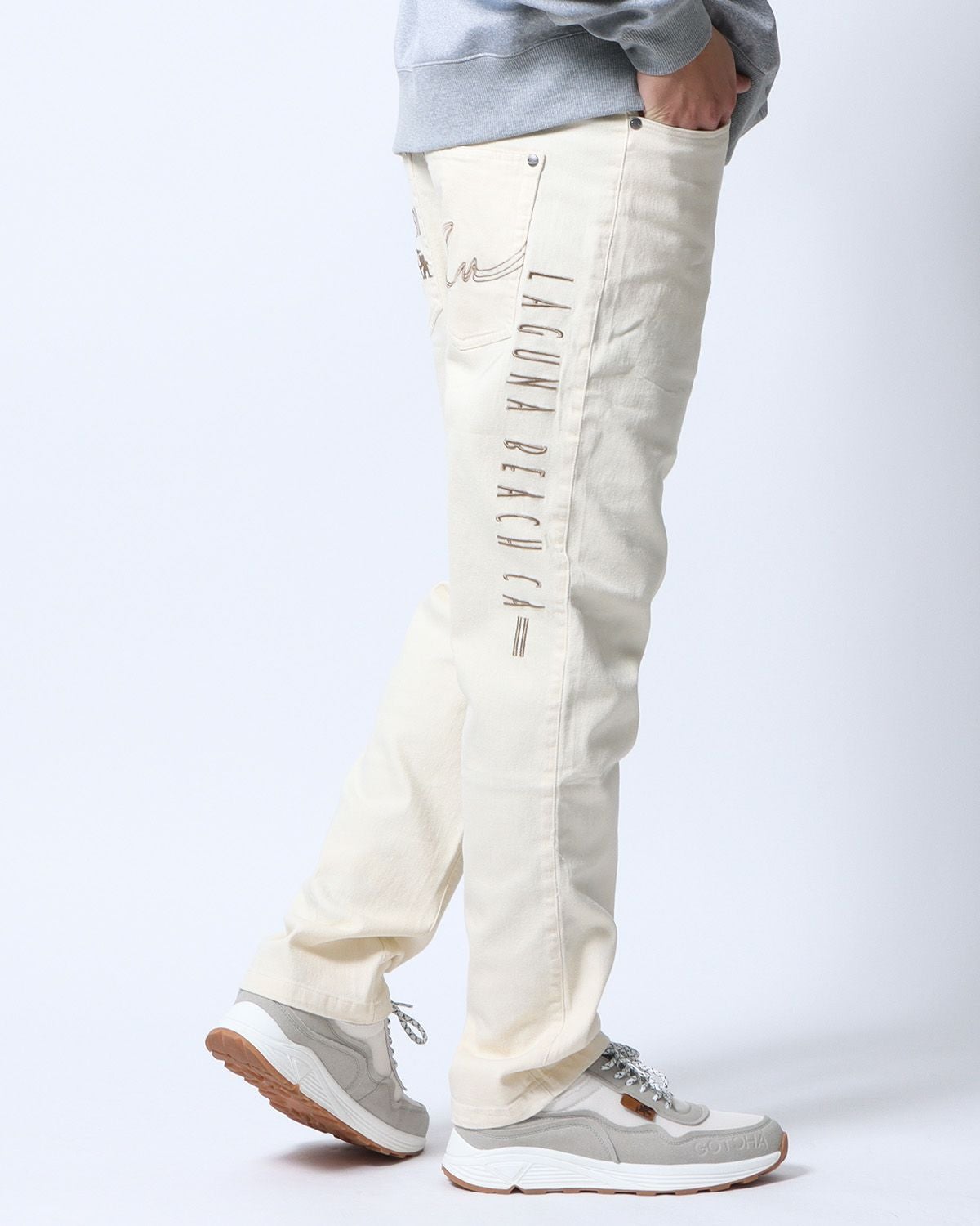 GOTCHA] ストレッチ やわらか微起毛 ツイルパンツ | PEET ONLINE STORE