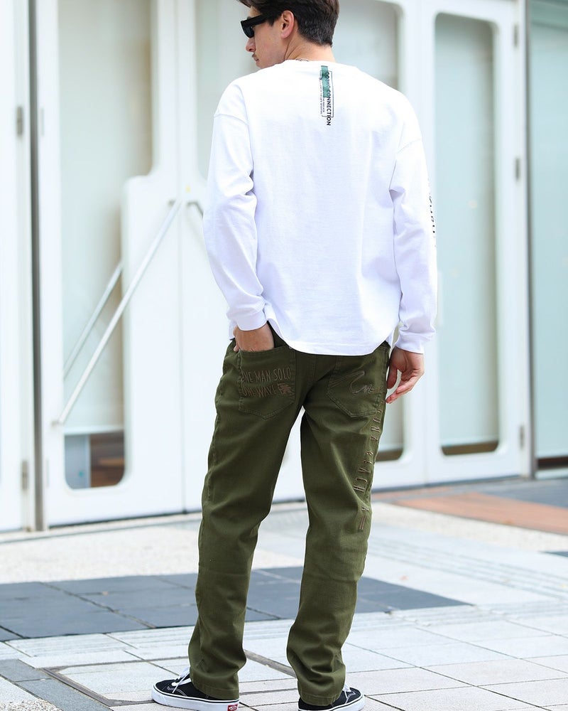 カーキ：180cm/70kg(Lサイズ着用)