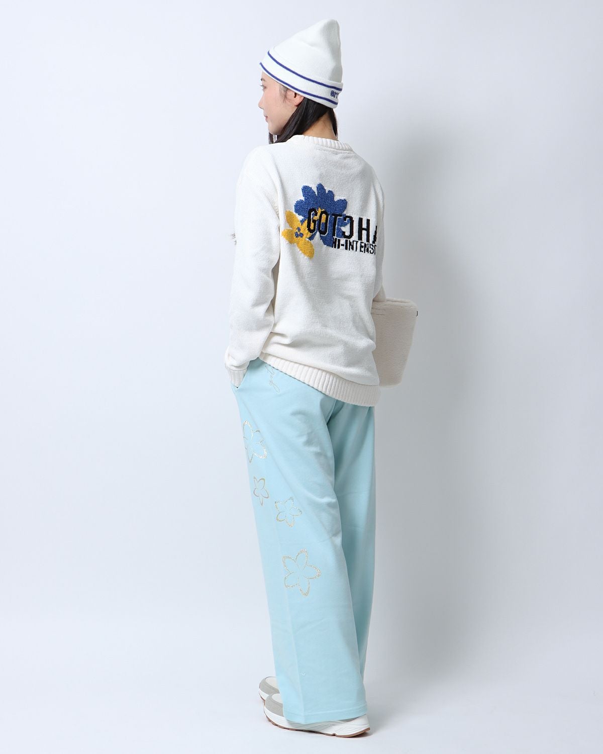 GOTCHA] 静電気防止 フラワーモールニット セーター | PEET ONLINE STORE