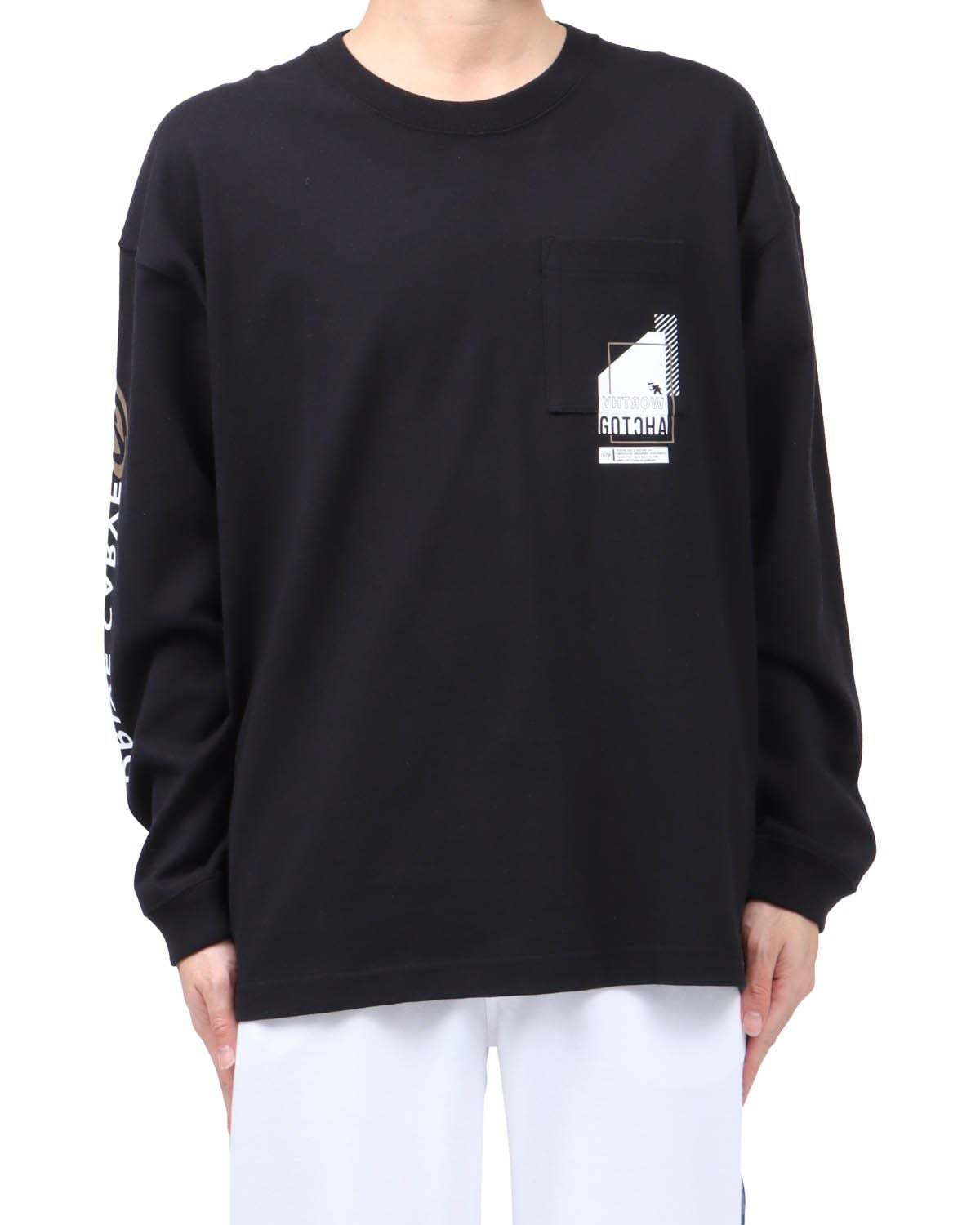 ブラック：173cm63kg(Lサイズ着用)