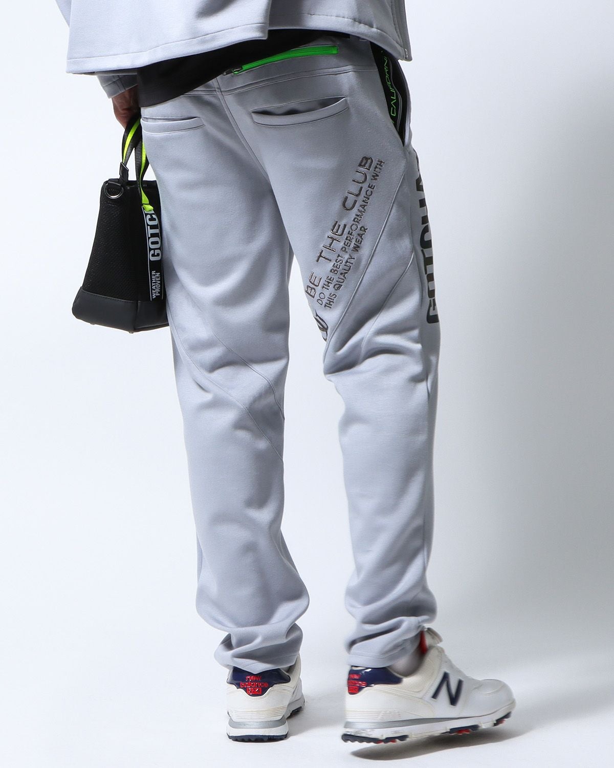 グレー：183cm/70kg(Lサイズ着用)