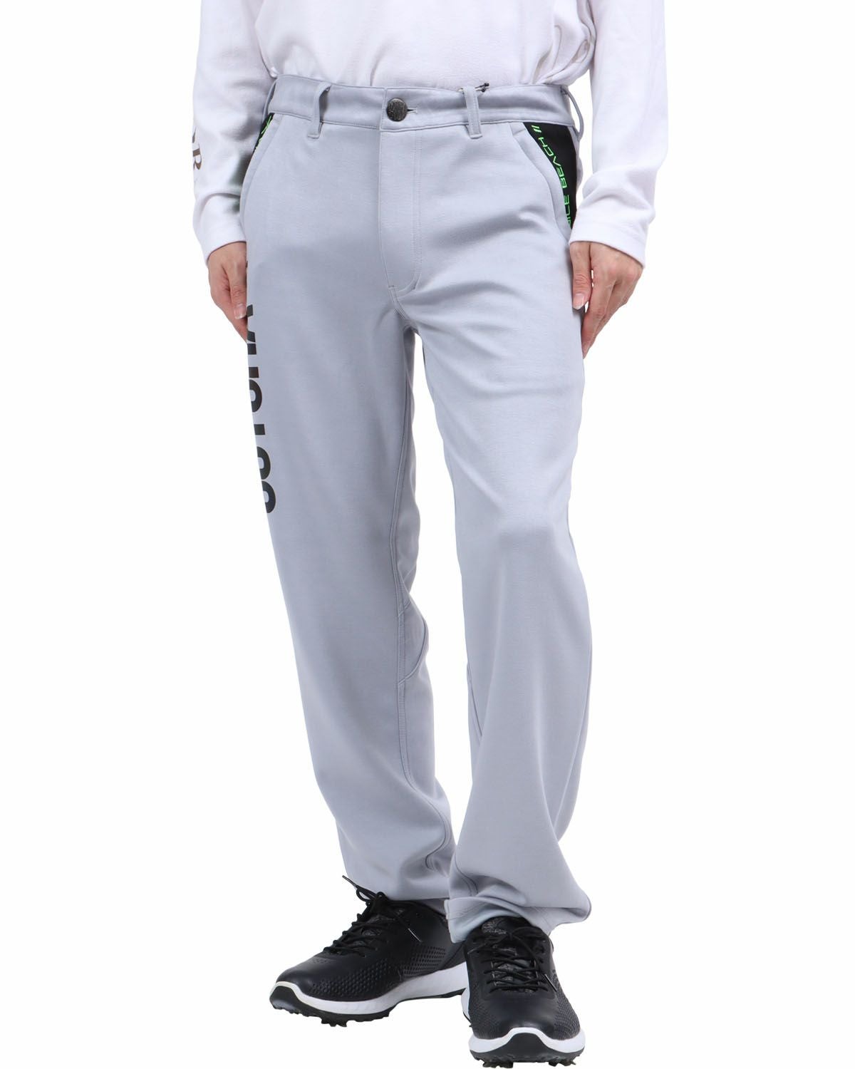 グレー：173cm63kg(Lサイズ着用)