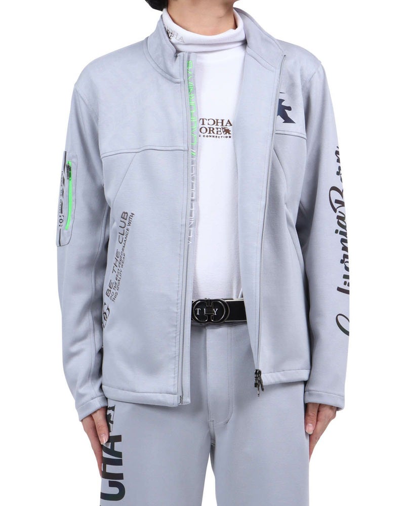 グレー：173cm63kg(Lサイズ着用)