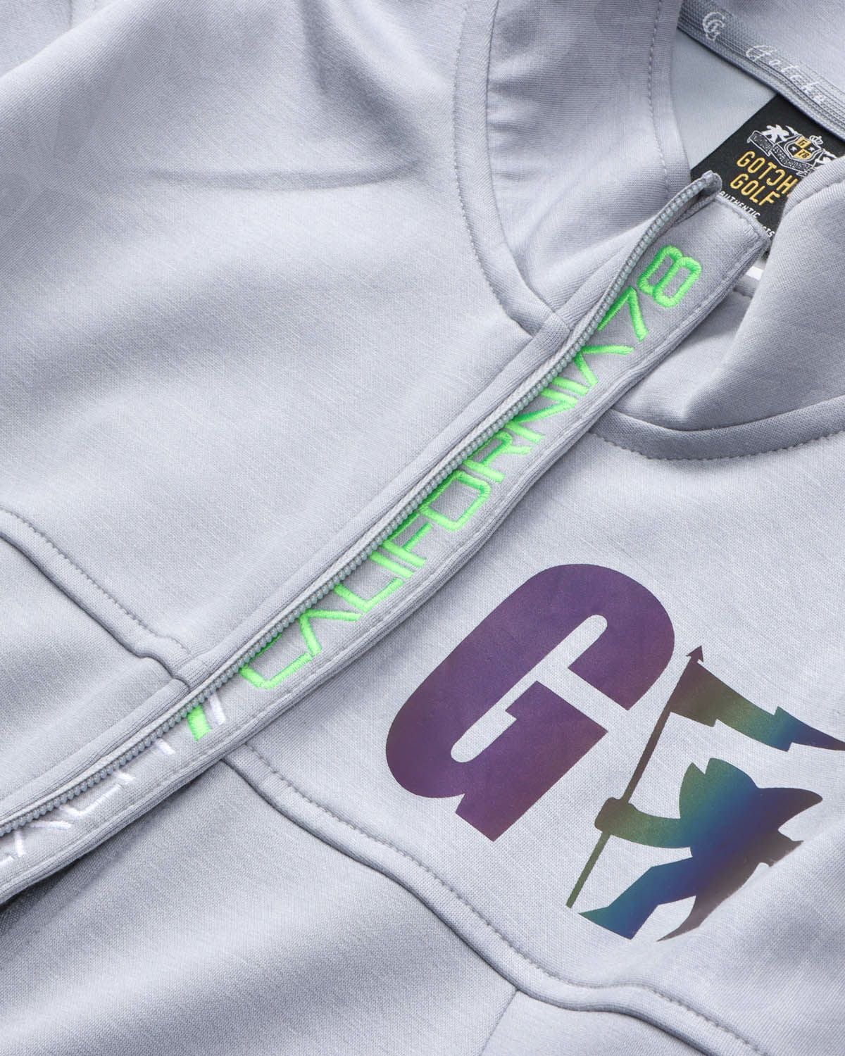 美品 PGG ポリエステルヤーン ロゴエンボス セットアップ ゴルフ GOTCHA GOLF] エンボス スタンドブルゾン | PEET ONLINE STORE