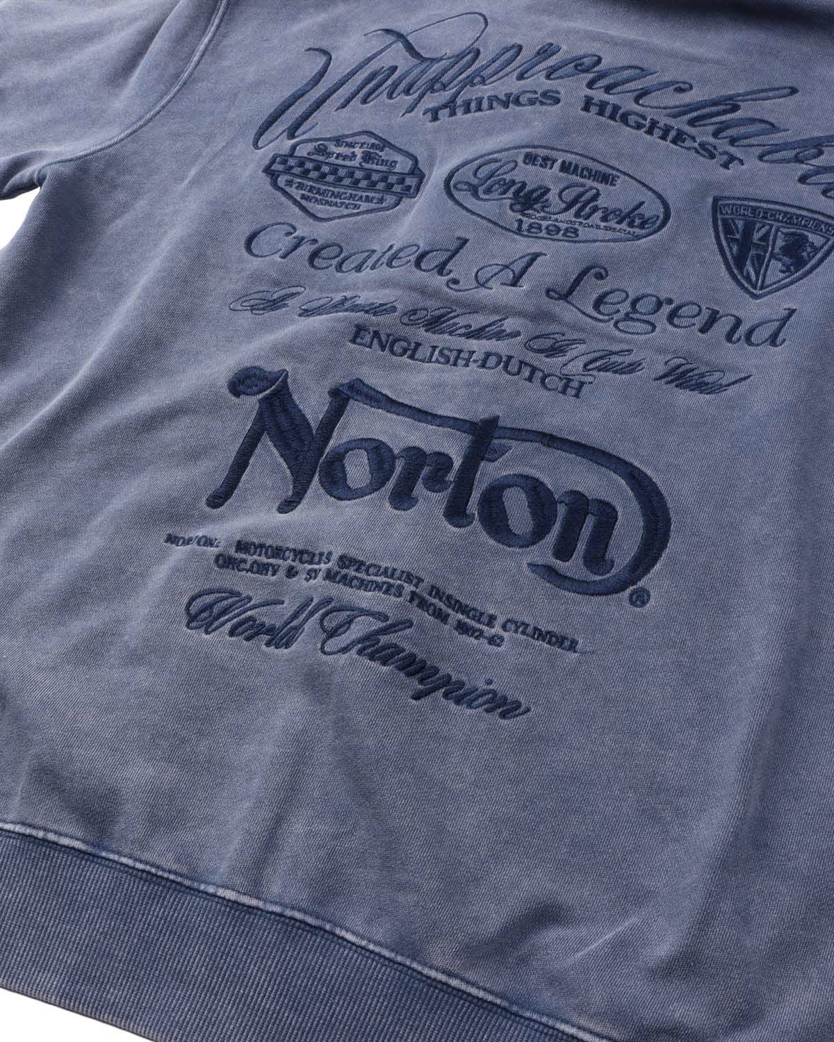 Norton] フロスト加工 フルジップパーカー | PEET ONLINE STORE