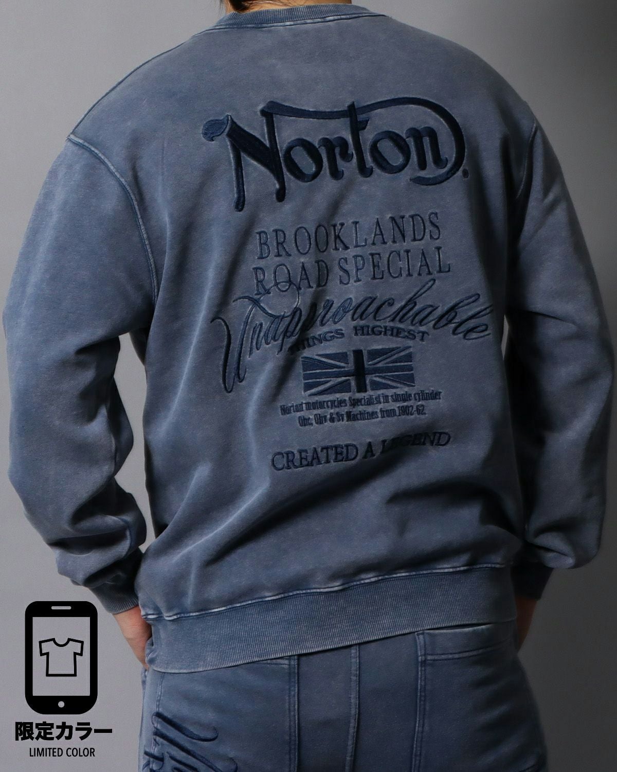 Norton] フロスト加工 トレーナー | PEET ONLINE STORE