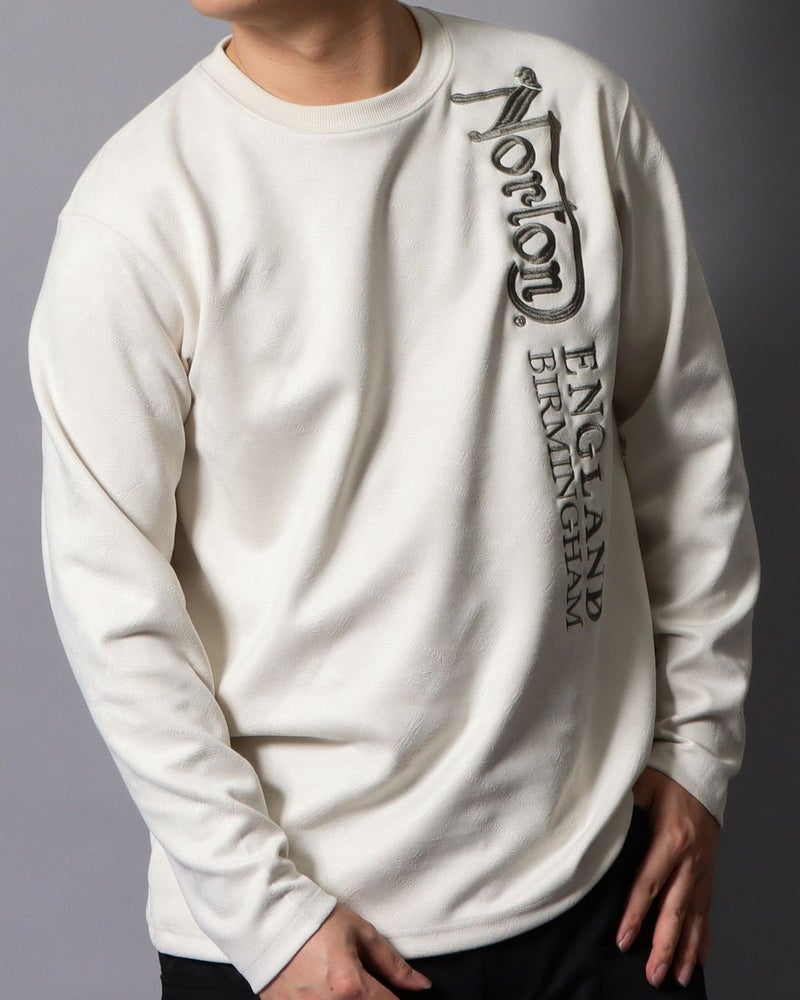 オフホワイト：178cm/75kg(Lサイズ着用)