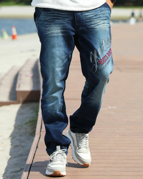 インディゴ：183cm/70kg(Lサイズ着用)