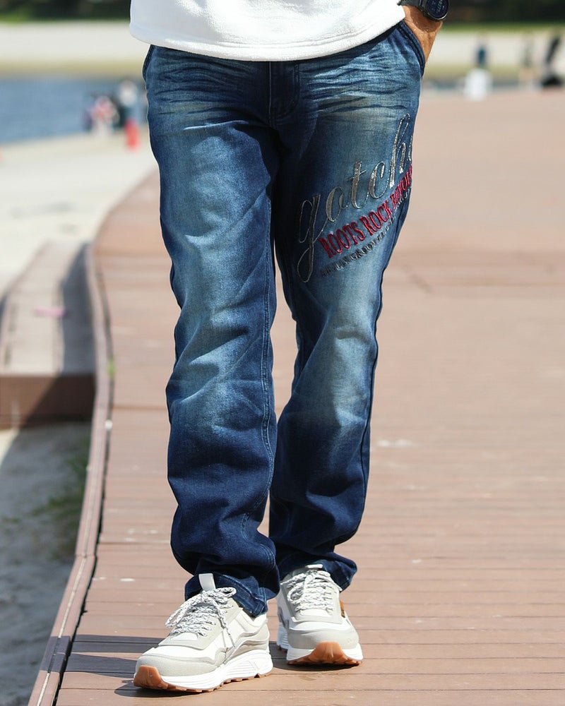 インディゴ：183cm/70kg(Lサイズ着用)