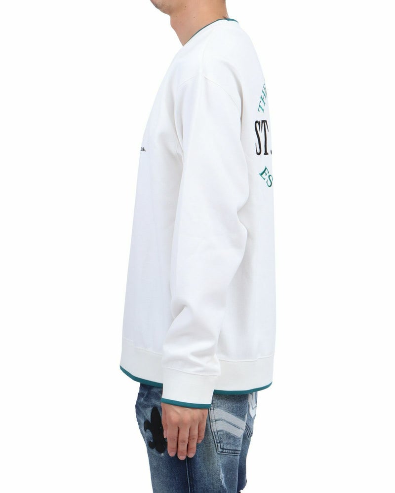 ホワイト：174cm62kg(Lサイズ着用)