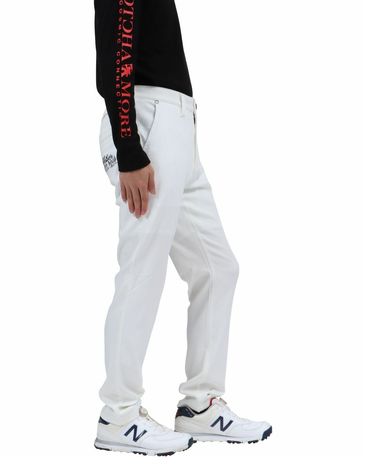 ホワイト：173cm63kg(Mサイズ着用)