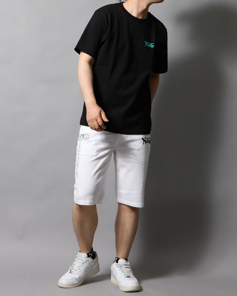 ホワイト：178cm/75kg(Lサイズ着用)