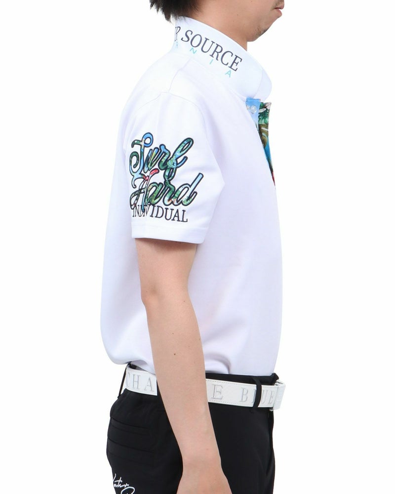 ホワイト：174cm62kg(Lサイズ着用)