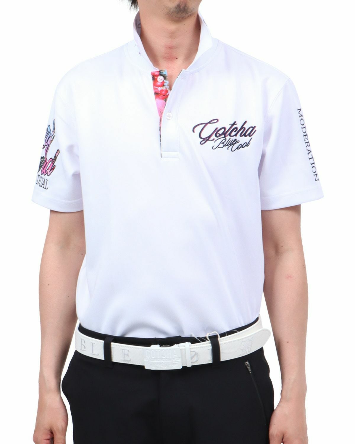 パープル：174cm62kg(Lサイズ着用)