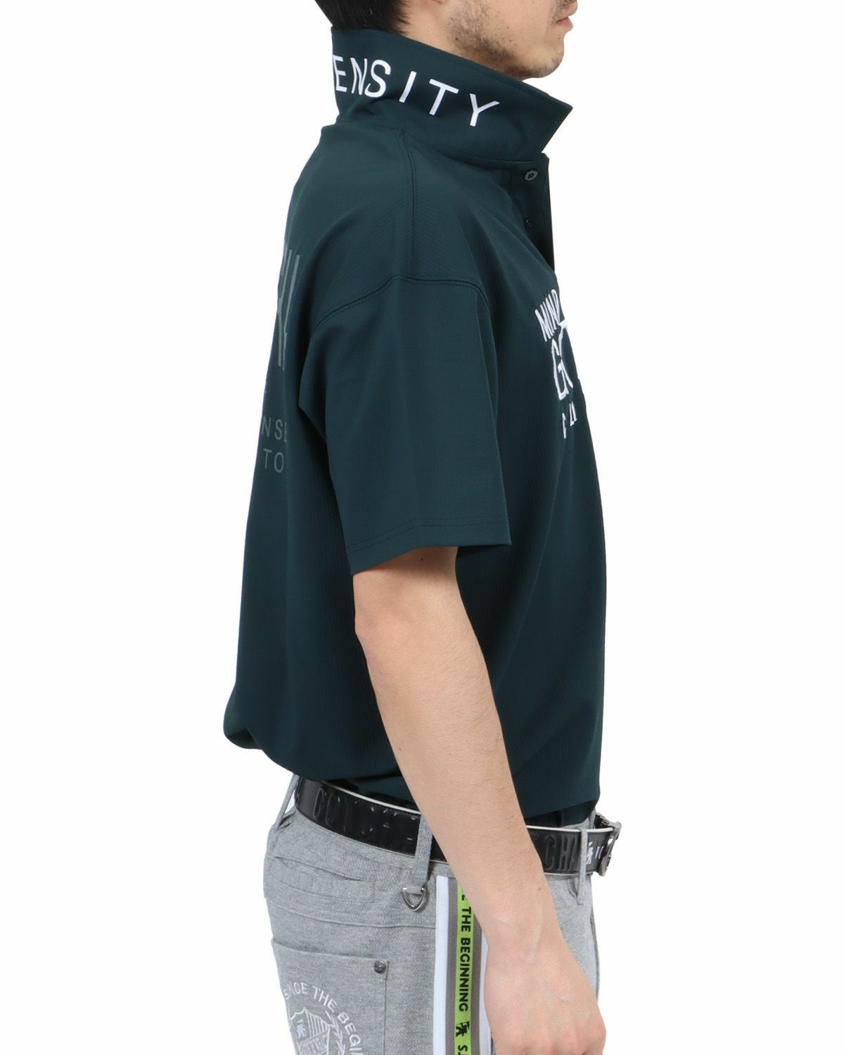 ダークグリーン：180cm67kg(Lサイズ着用)