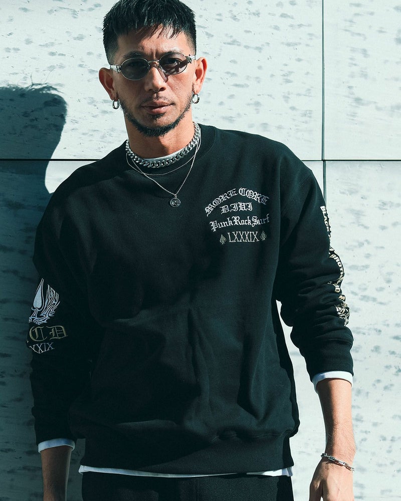 ブラック:183cm(Lサイズ着用)