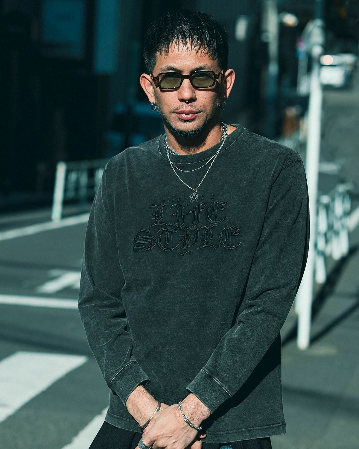 MCD] ドロップショルダー アシッド ロンT | PEET ONLINE STORE