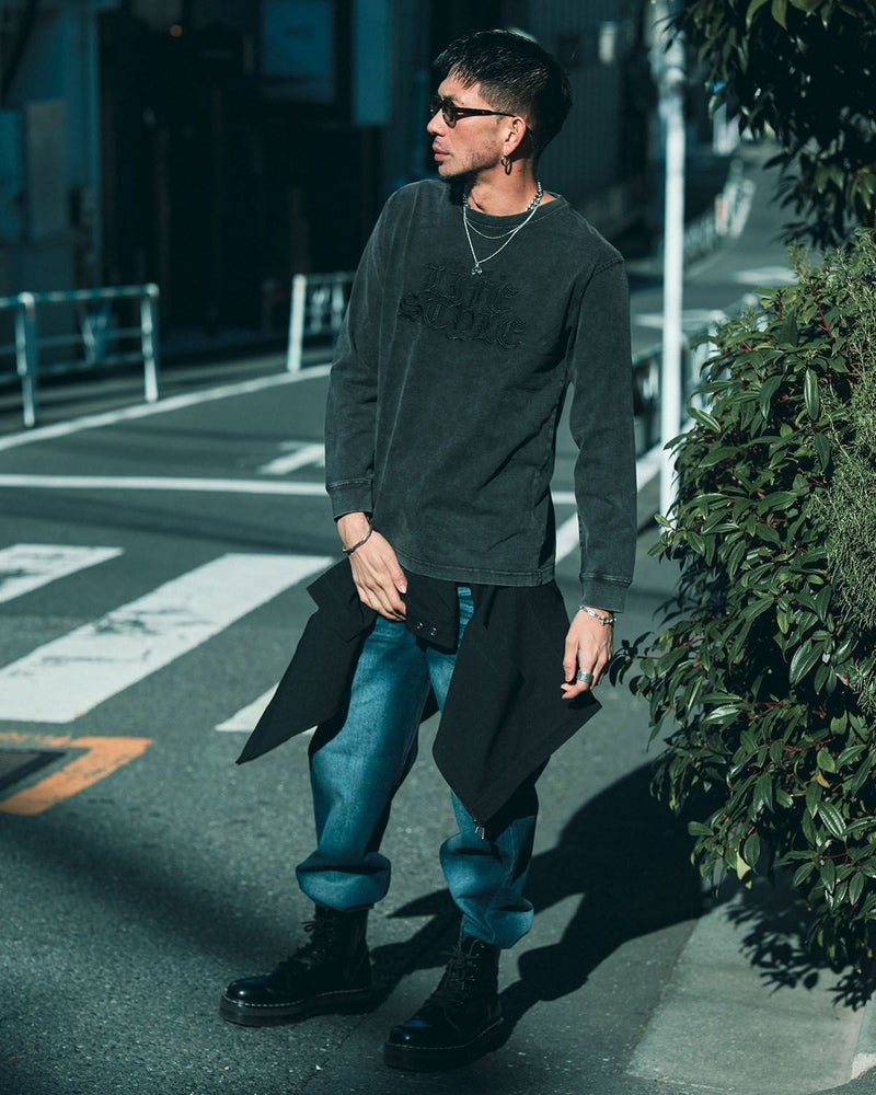 ブラック:183cm(Lサイズ着用)