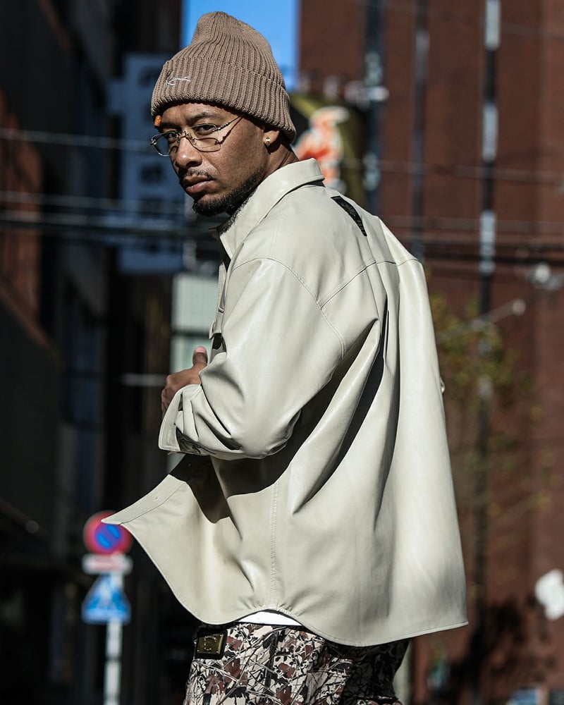 サンドベージュ：183cm(Lサイズ着用)