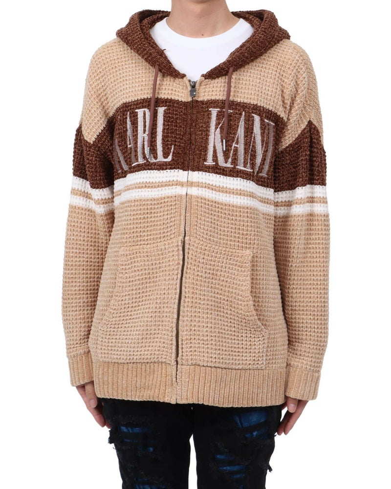 ベージュ：174cm62kg(XLサイズ着用)