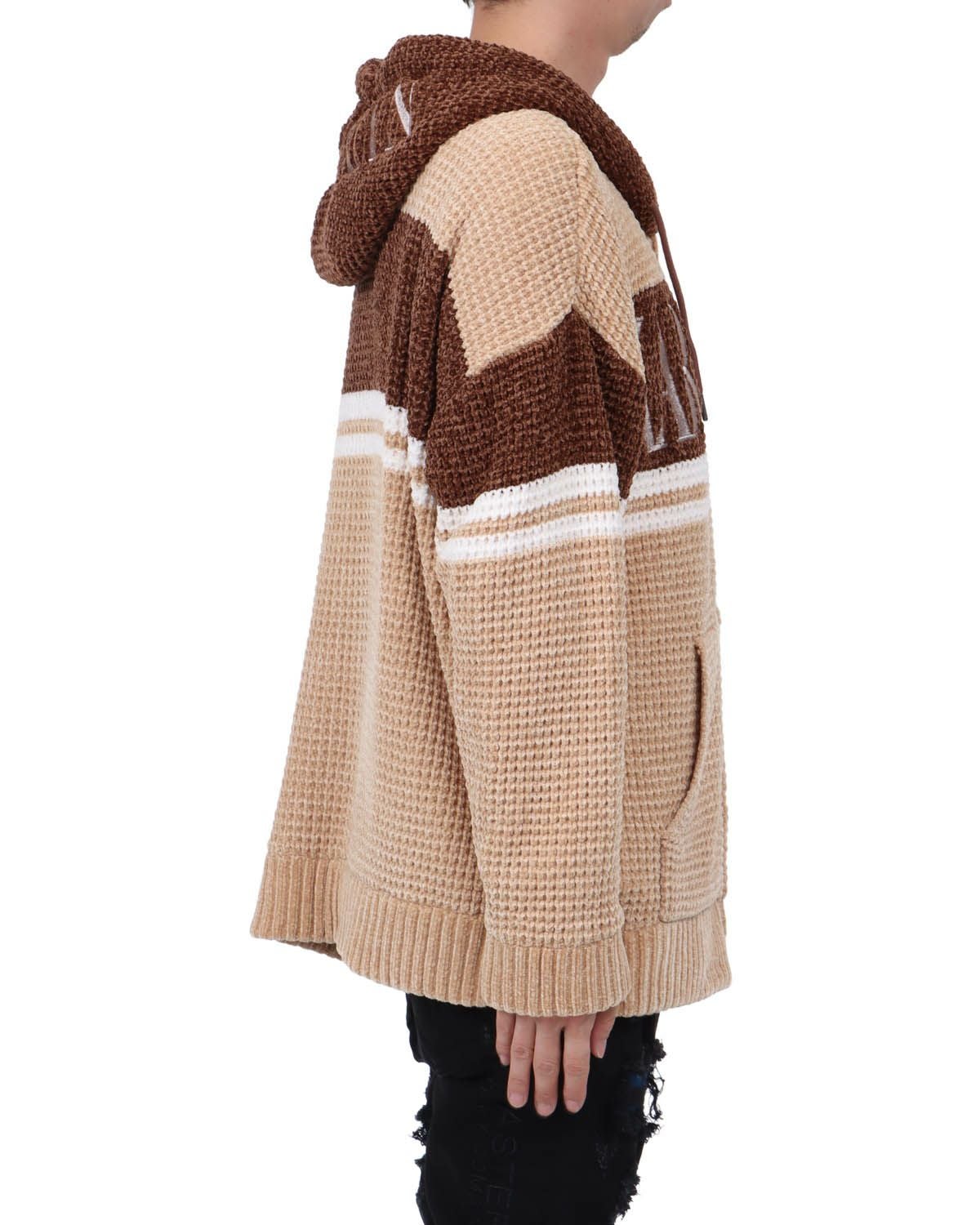 ベージュ：174cm62kg(XLサイズ着用)