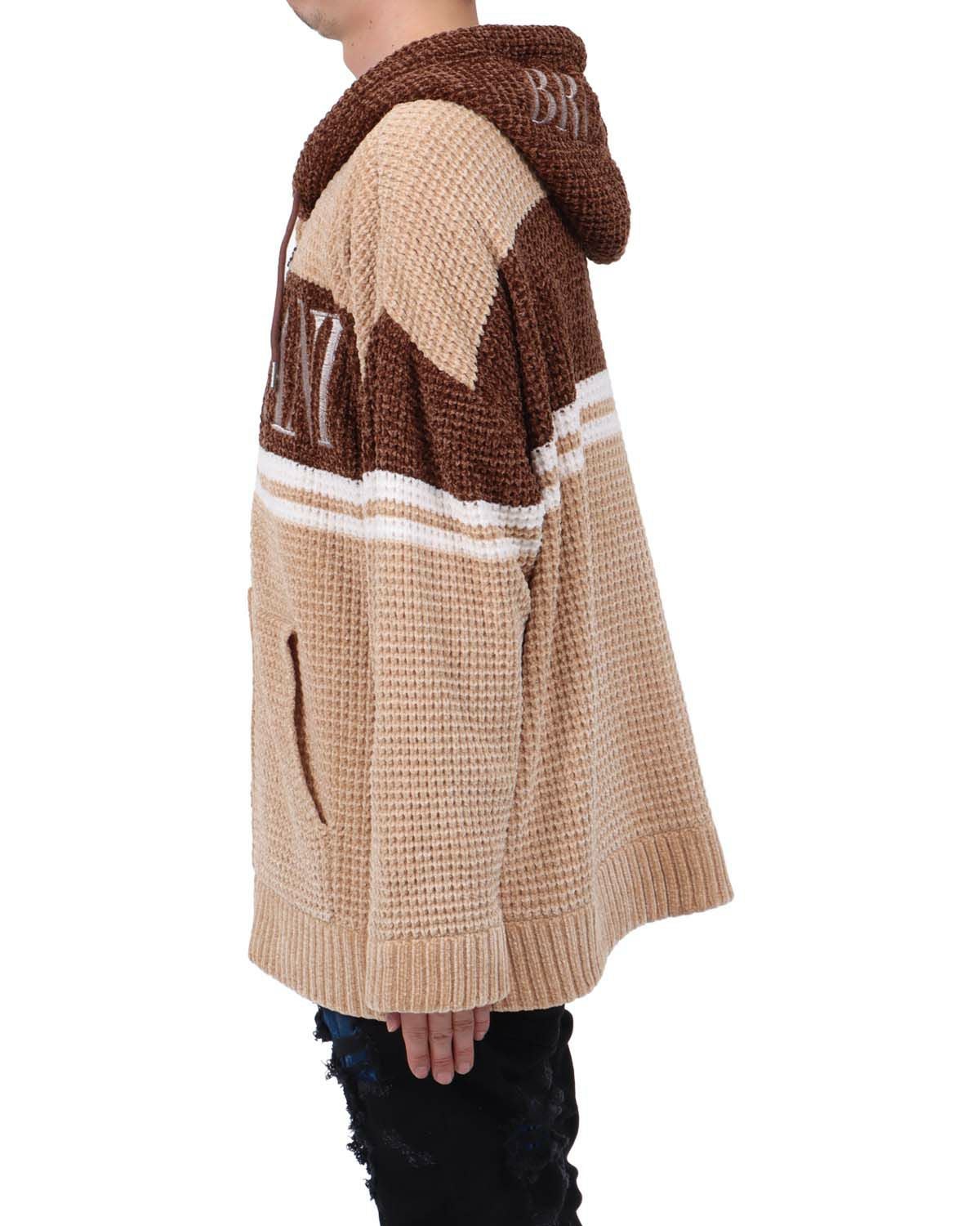 ベージュ：174cm62kg(XLサイズ着用)