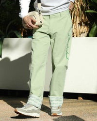 ミントグリーン：183cm/70kg(Lサイズ着用)