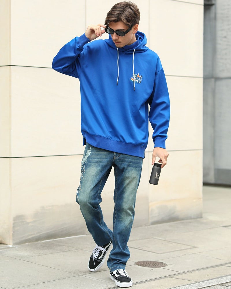 ロイヤルブルー：180cm/70kg(Lサイズ着用)