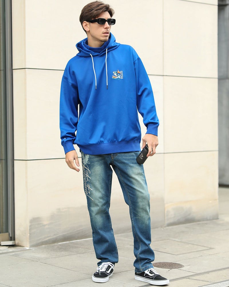 ロイヤルブルー：180cm/70kg(Lサイズ着用)