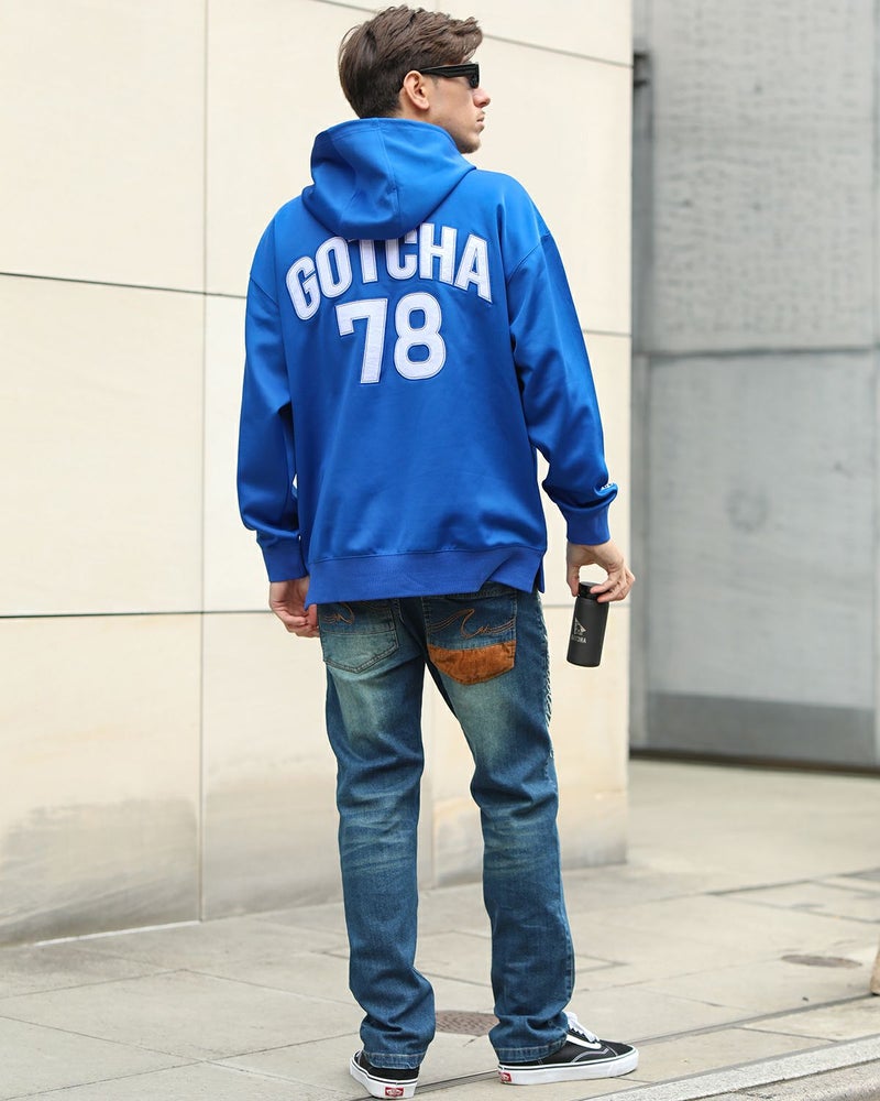 ロイヤルブルー：180cm/70kg(Lサイズ着用)