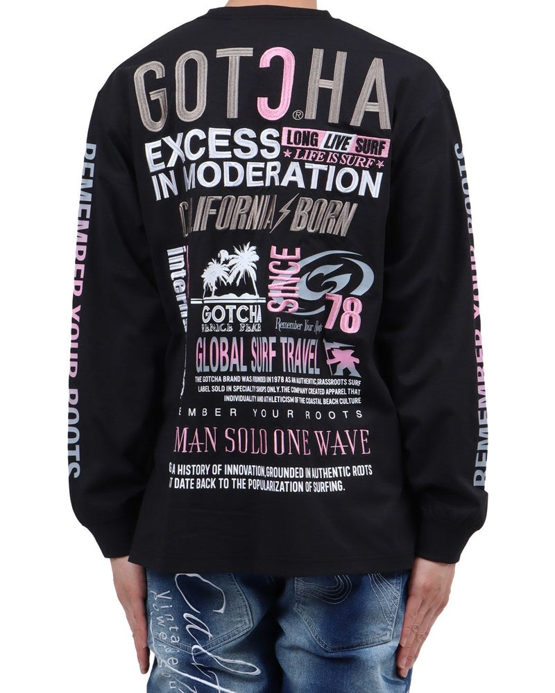 ブラック：174cm62kg(Lサイズ着用)