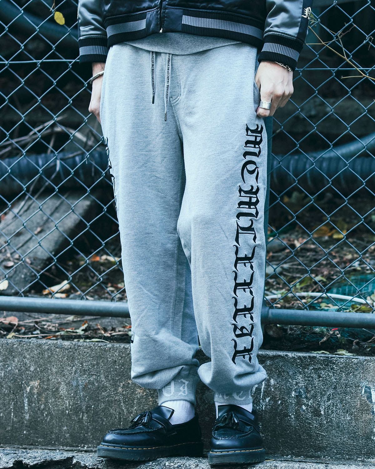 杢グレー:183cm(Lサイズ着用)