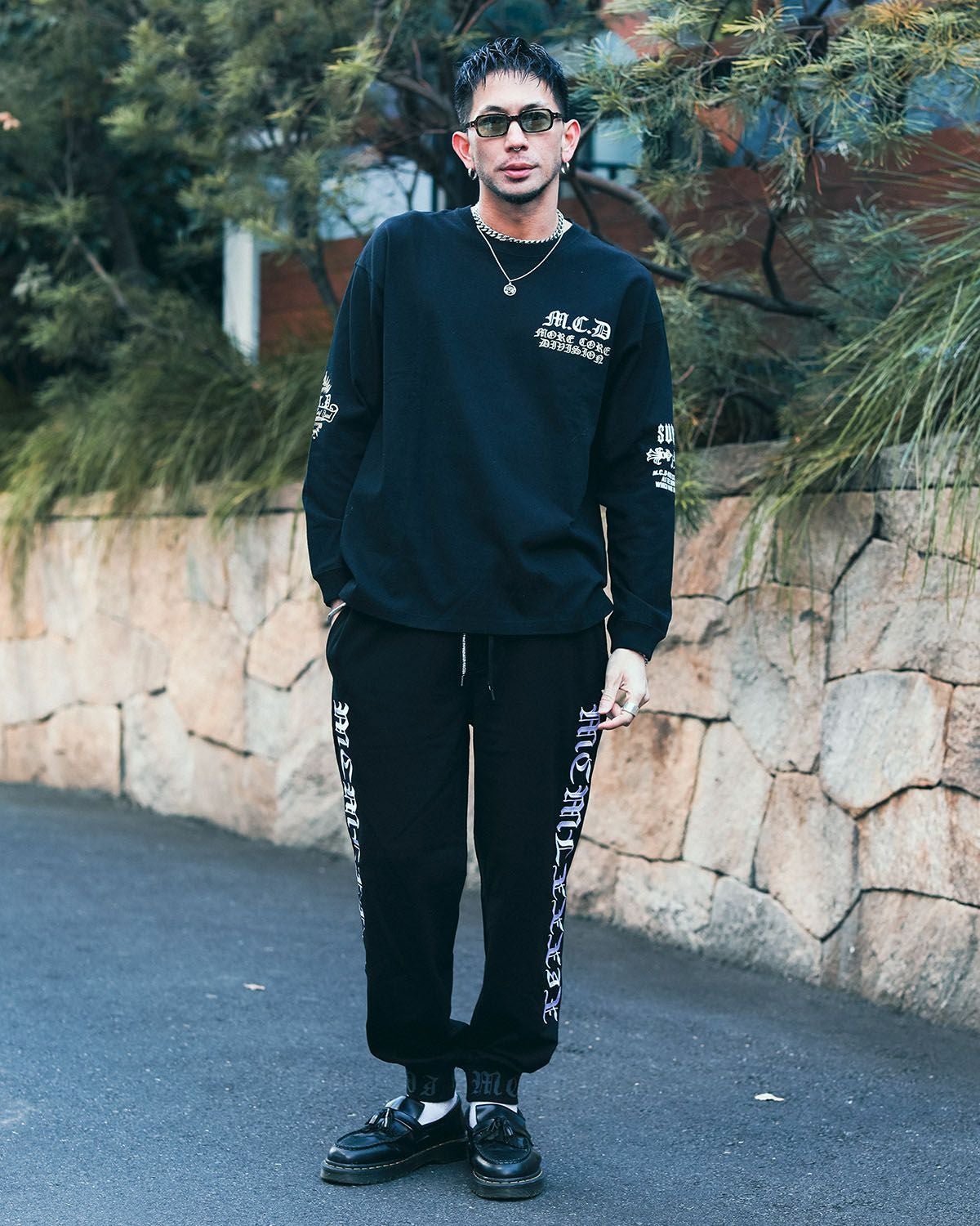 ブラック:183cm(Lサイズ着用)