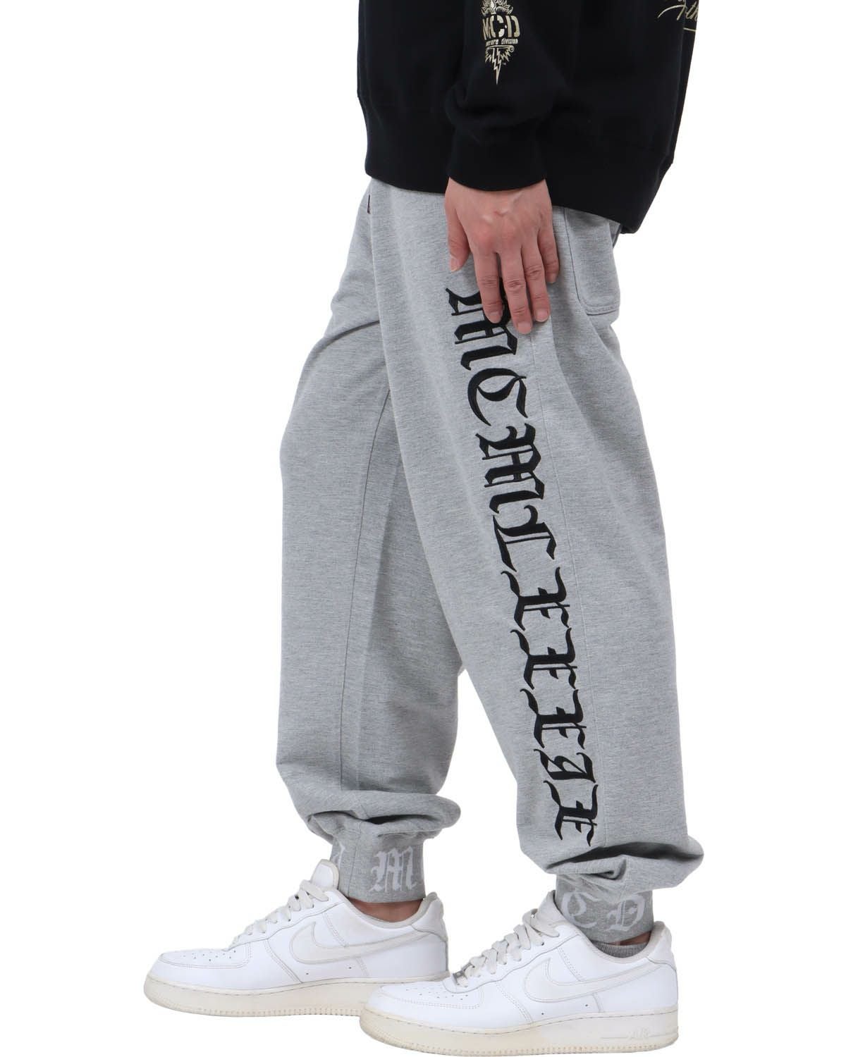 杢グレー：174cm62kg(Lサイズ着用)