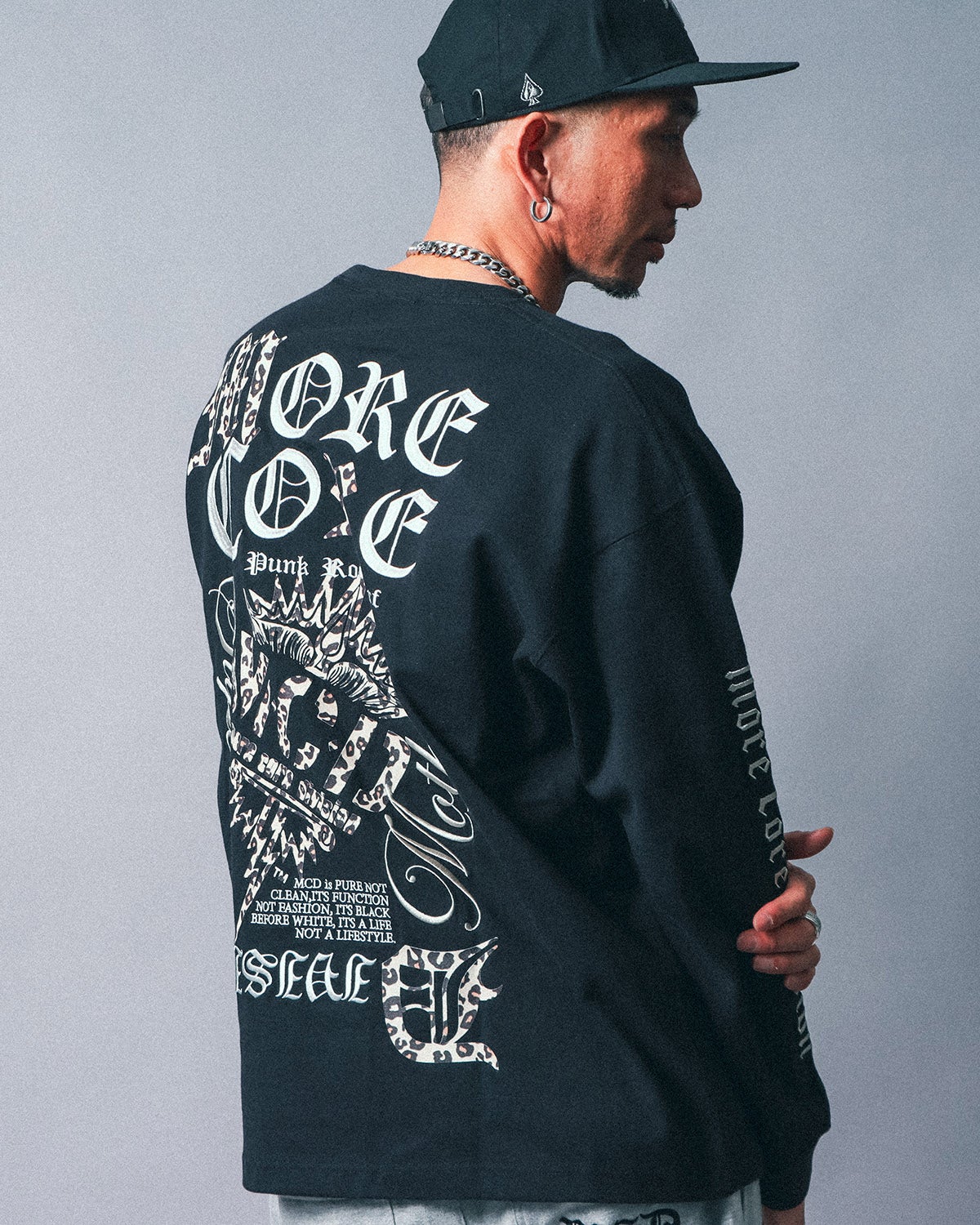 RHUDE ロンt マホト着用 MCD] レオパード MIX ロンT | PEET ONLINE STORE