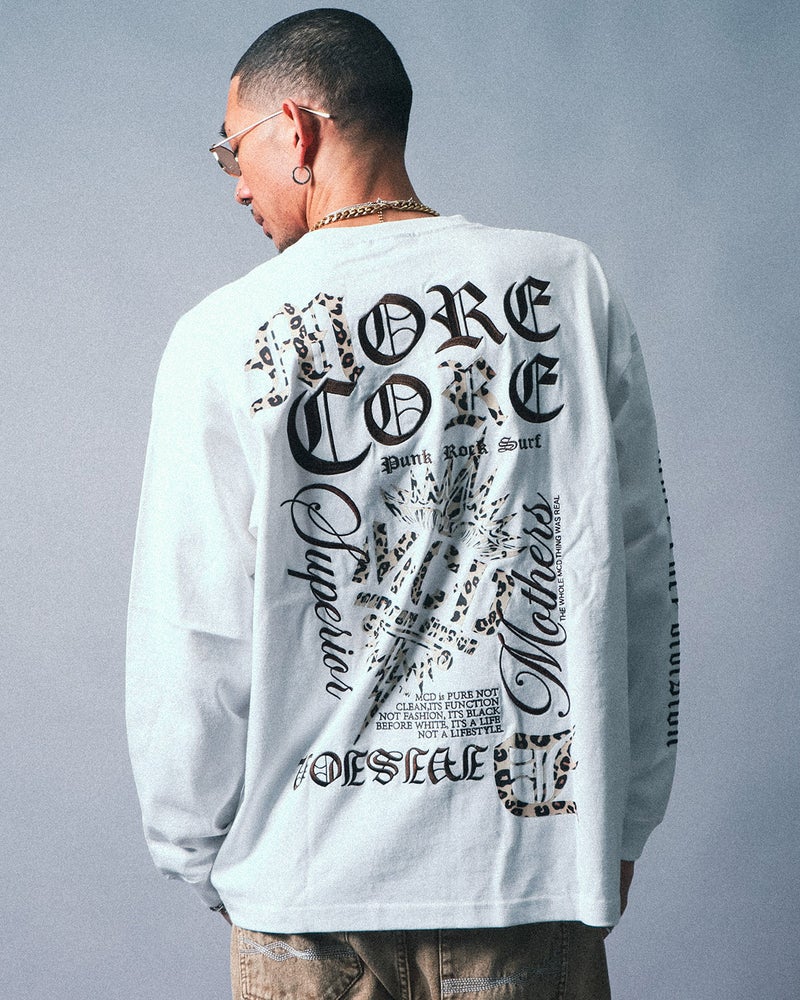 ホワイト：183cm(XLサイズ着用)